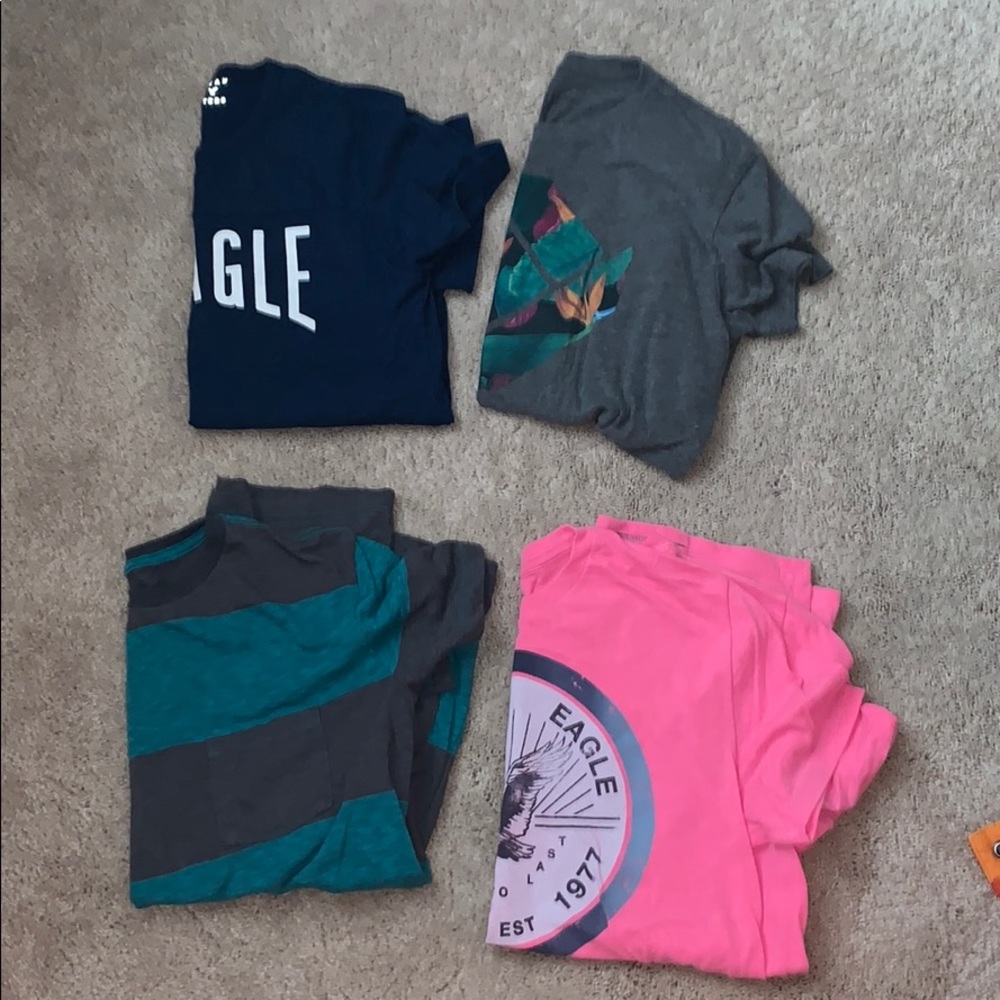 American Eagle Tees X4